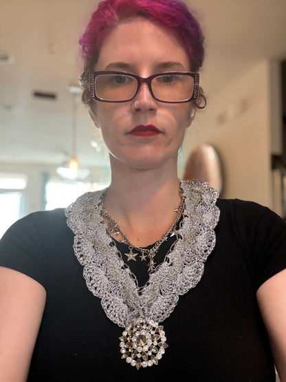 I Was Born a Soldier Metallic Collar: the Marishiten Collar and Cuff