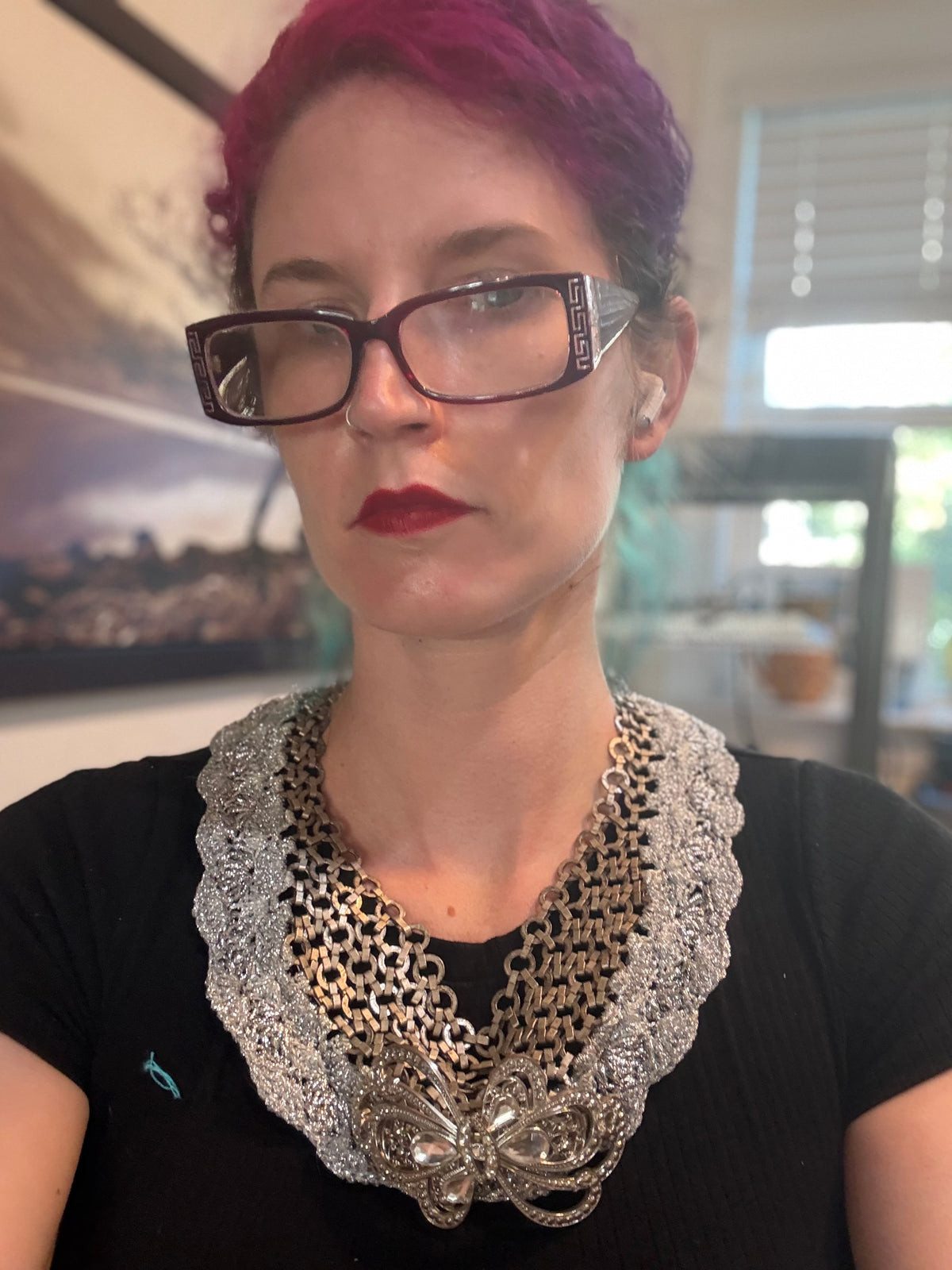 I Was Born a Soldier Metallic Collar: the Ishtar with Cuff