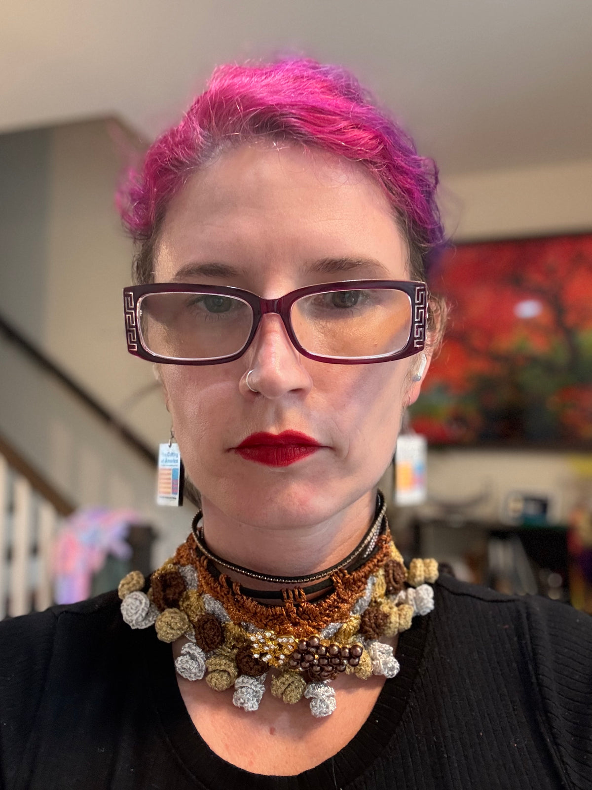 I Was Born a Soldier Metallic Collar: the Eris Choker and Cuff