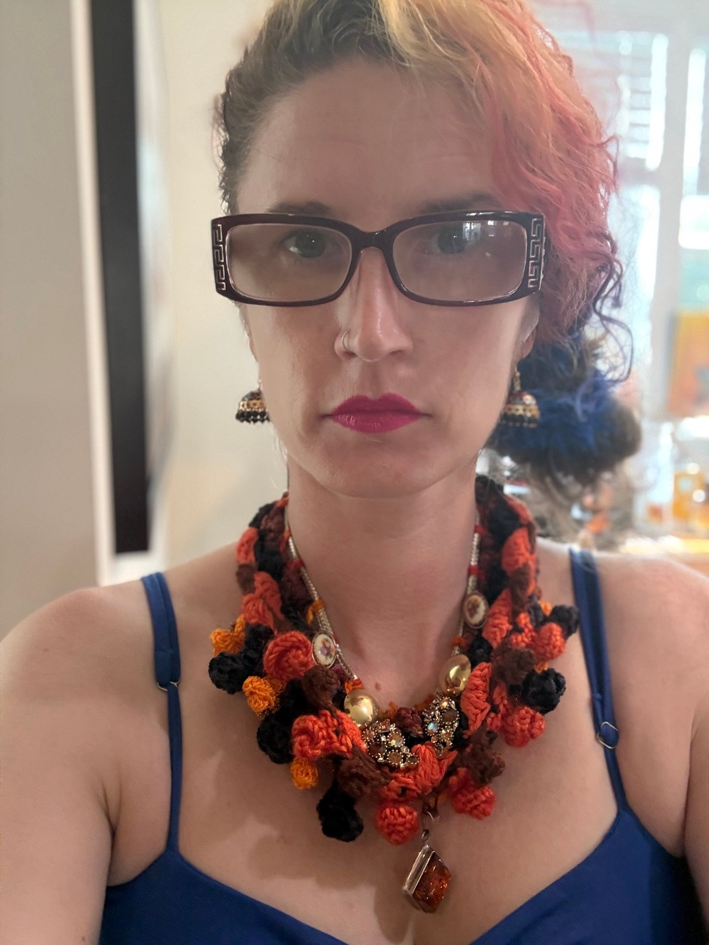 Love bomb collar: RealAmber Pendant