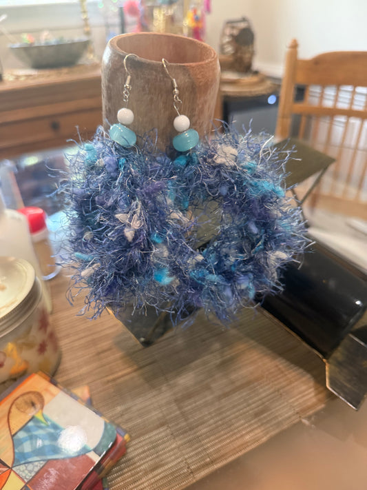 Circular logic earrings