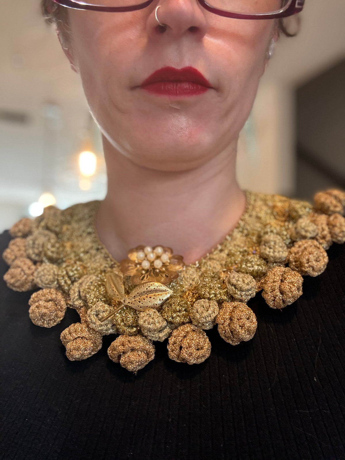 I Was Born a Soldier Metallic Collar: the Erinyes with cuff (Copy)