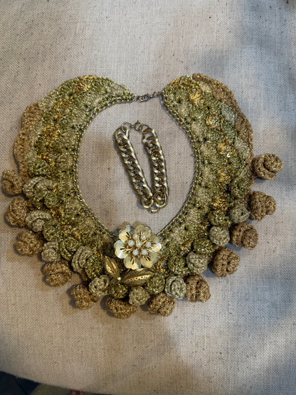 I Was Born a Soldier Metallic Collar: the Erinyes with cuff (Copy)