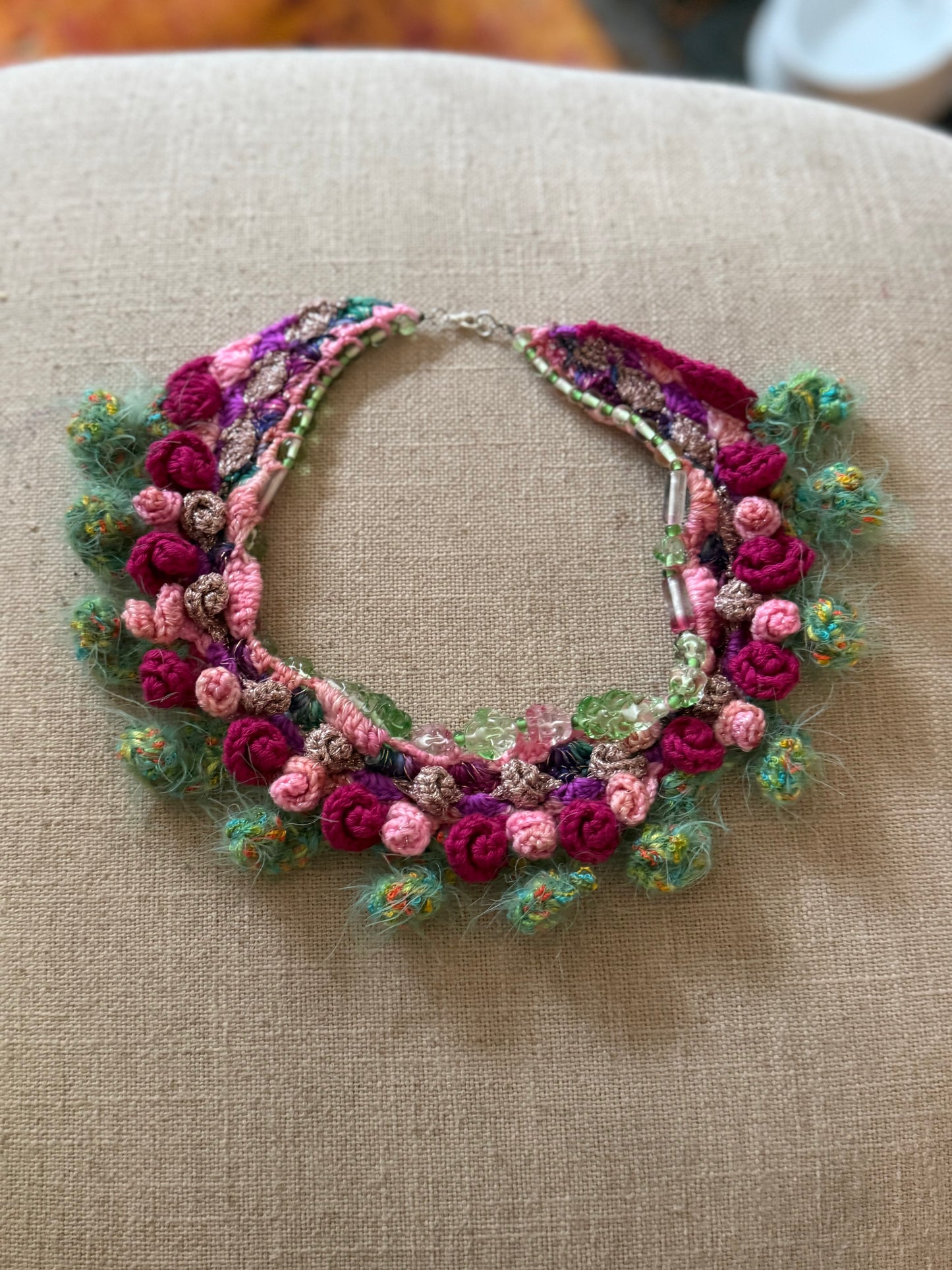 Love bomb collar: the secret garden