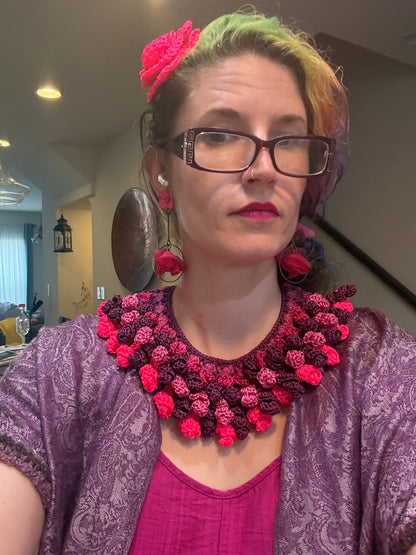 Love bomb collar: neon sunset