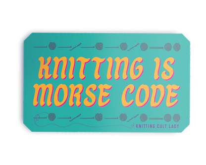 Knitting Cult Lady Vinyl Sticker Packs